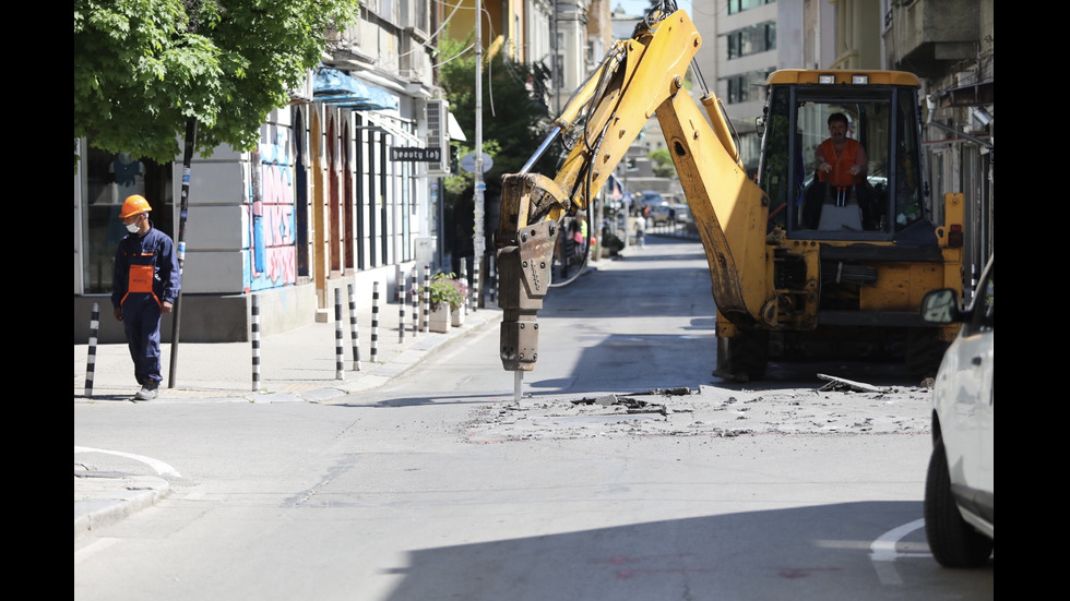 Започна реконструкцията на улица "Цар Иван Шишман" в София