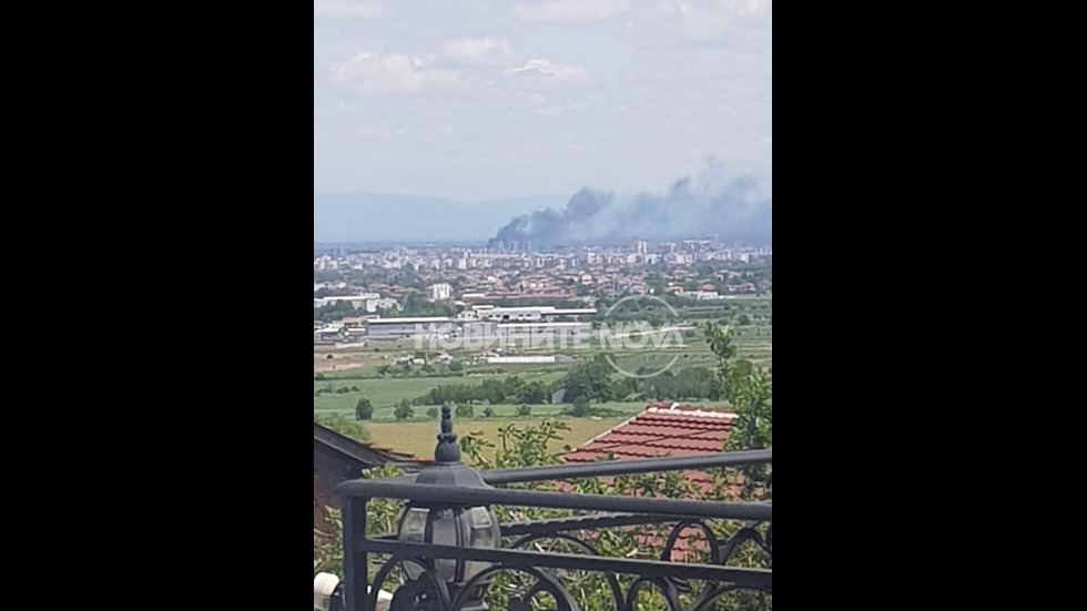Голям пожар избухна в Пловдив