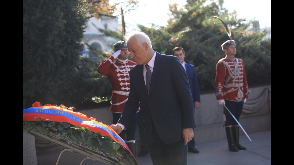 Президентът на Армения е на посещение у нас