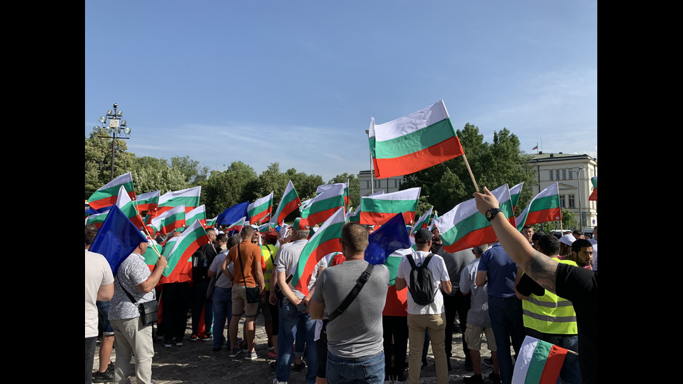 Протест в София срещу цените на горивата