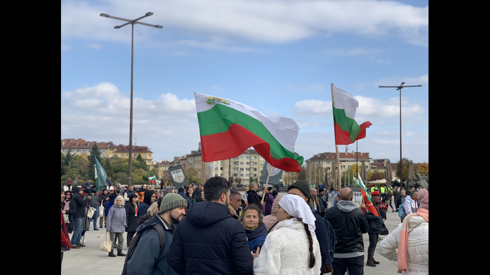 Пореден протест срещу зелените сертификати в София