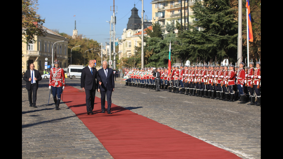 Президентът на Армения е на посещение у нас