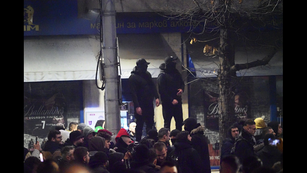 Погром след протеста в центъра на София