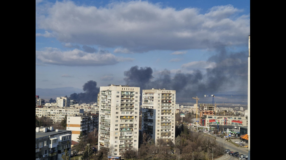 Мащабно задимяване в близост до летище София