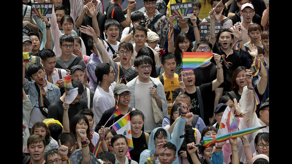 Тайван узакони еднополовите бракове