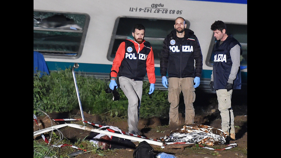 Жестока влакова катастрофа в Италия