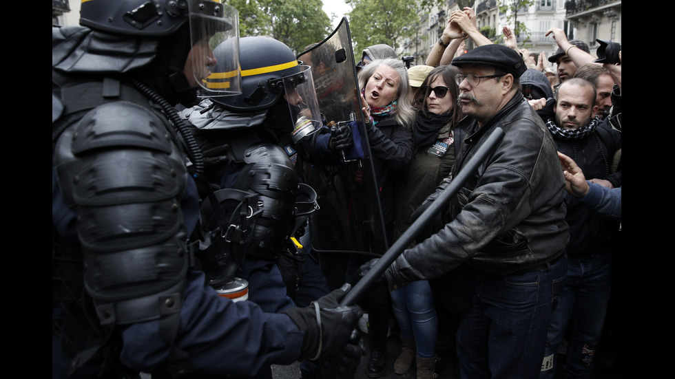 150 арестувани на протест срещу Макрон