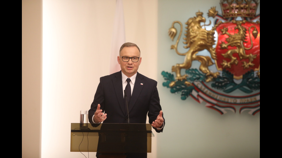 Президентът на Полша пристигна у нас