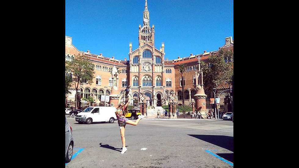 Михаела Филева показа снимки от екскурзията си до Барселона