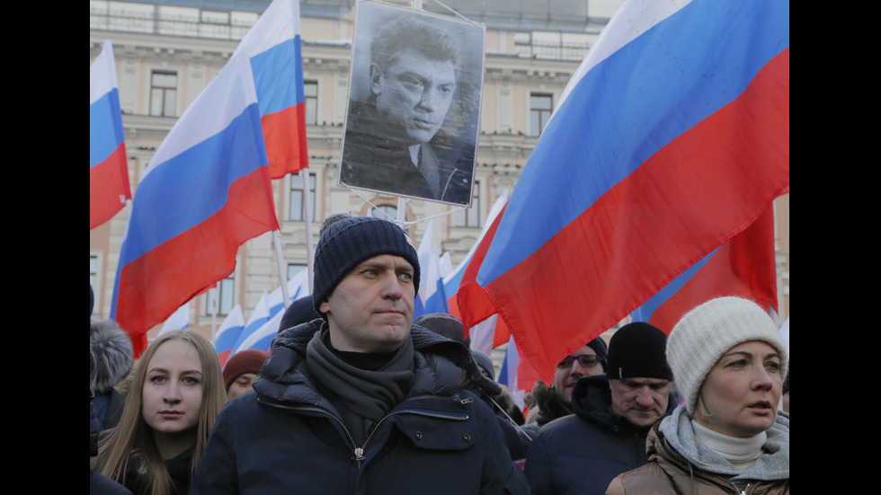 В Москва се проведе шествие в памет на Борис Немцов