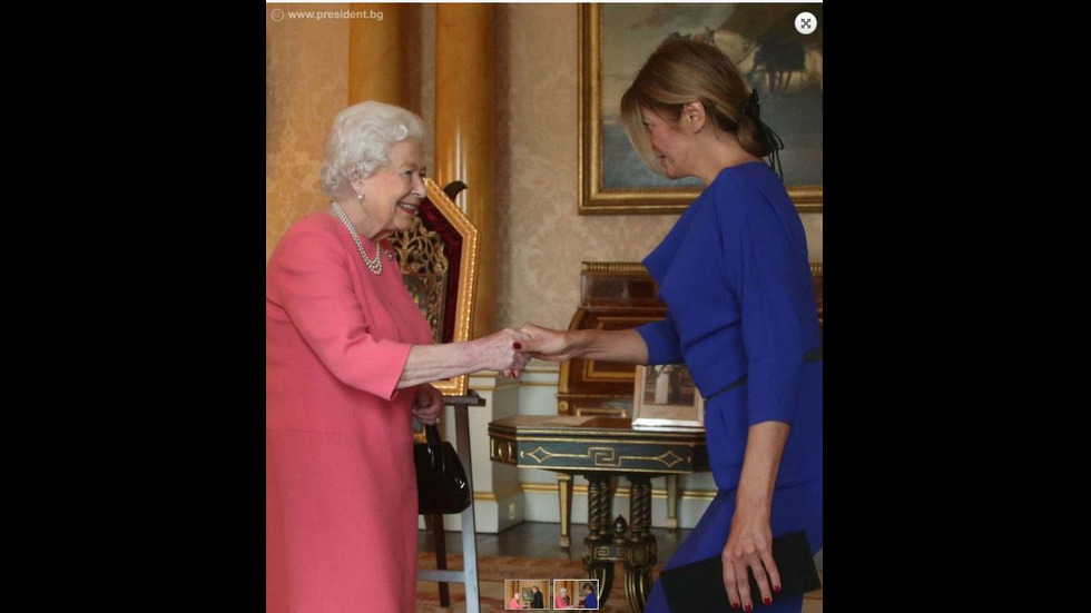 Кралица Елизабет II прие президента Радев в Бъкингамския дворец