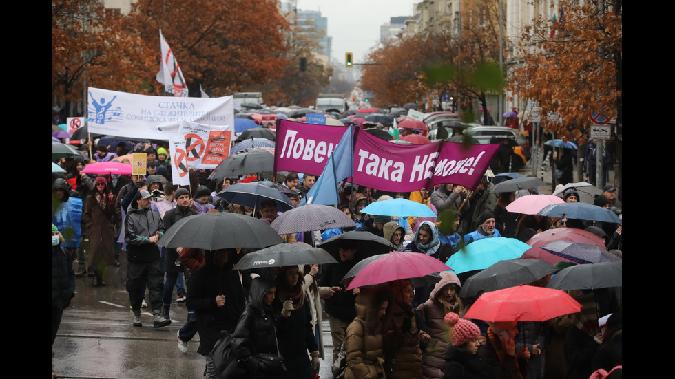 Културни дейци излязоха на национален протест