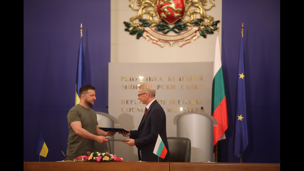 Зеленски на визита в България