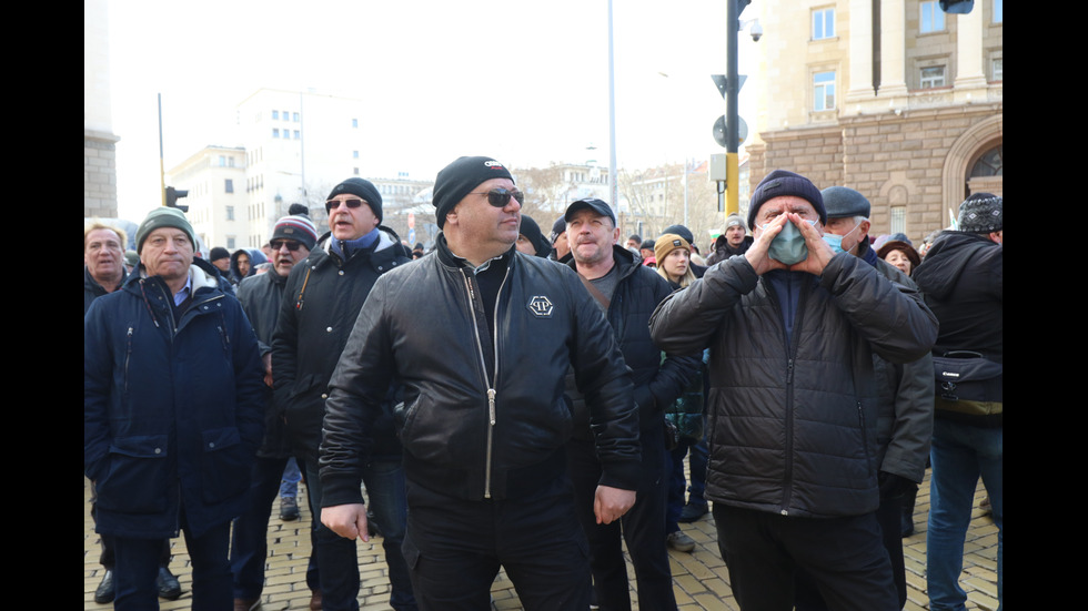 Протест на ГЕРБ след ареста на Борисов, Арнаудова и Горанов