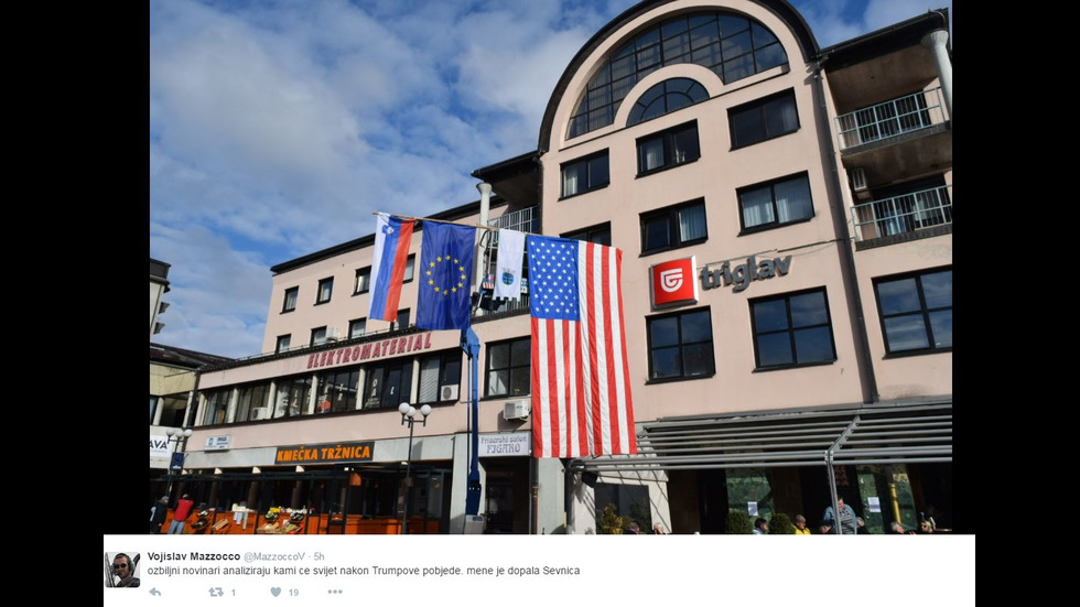 Радост в родния град на Мелания Тръмп