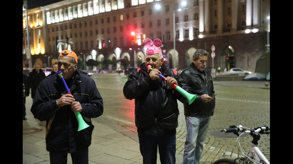 Поредна вечер на протести в София
