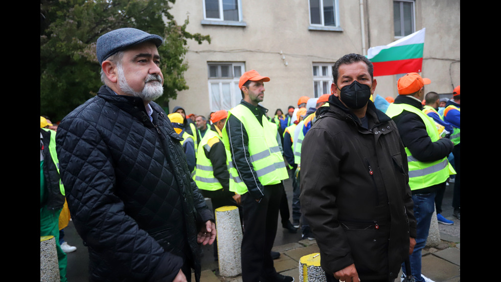 Пътни строители отново на протест