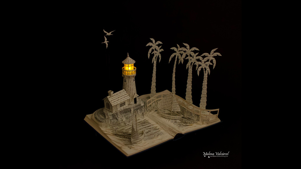 Магически скулптури от хартия