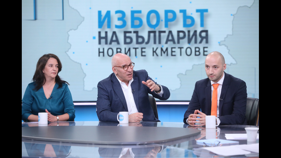 Изборното студио на NOVA - в и зад кадър