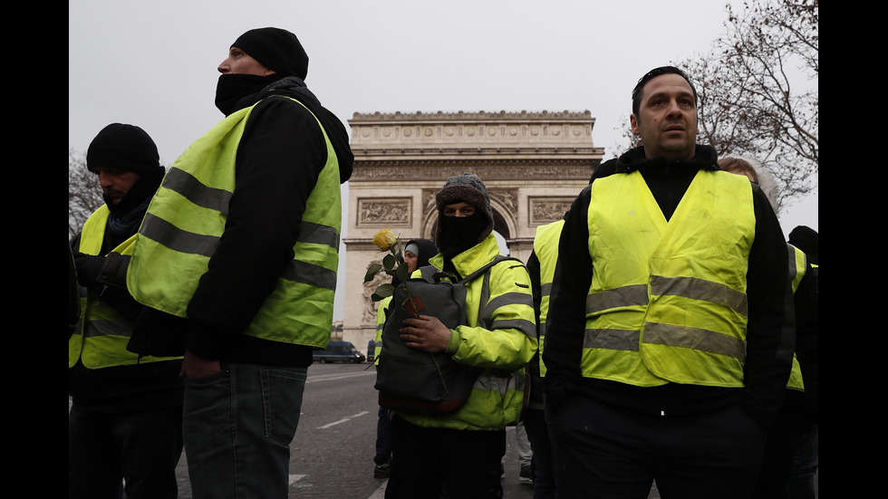 Арести и сълзотворен газ на протеста на „жълтите жилетки”