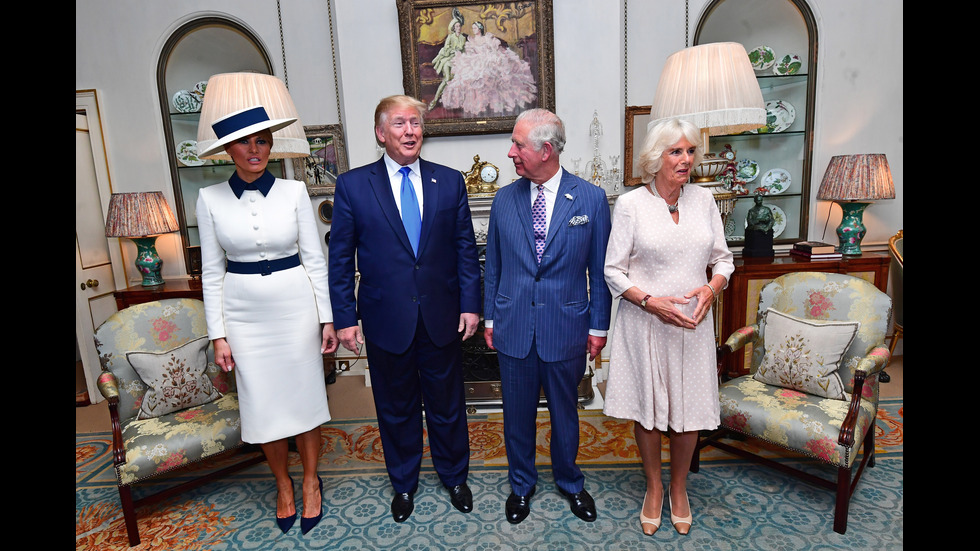Семейство Тръмп пристигна на официална визита във Великобритания