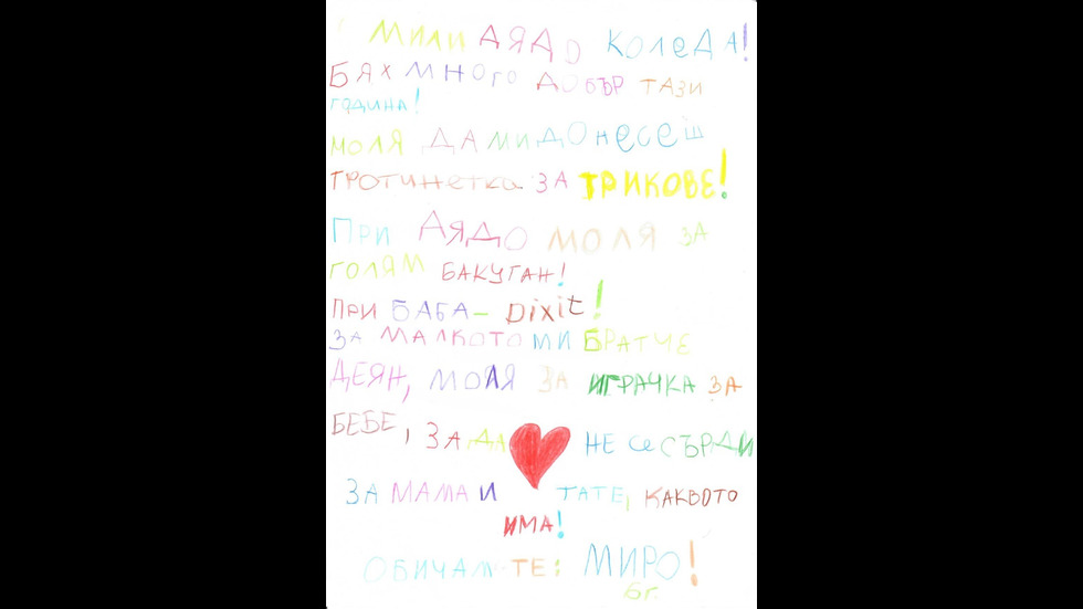 Най-забавните писма до Дядо Коледа с копие до NOVA