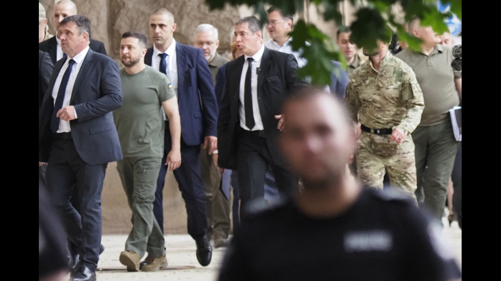 Зеленски на визита в България