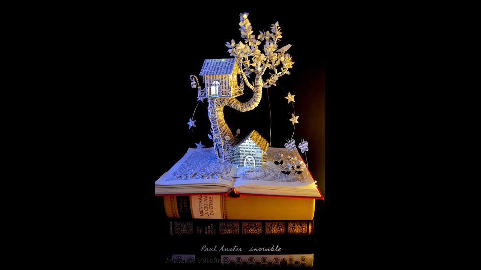 Магически скулптури от хартия