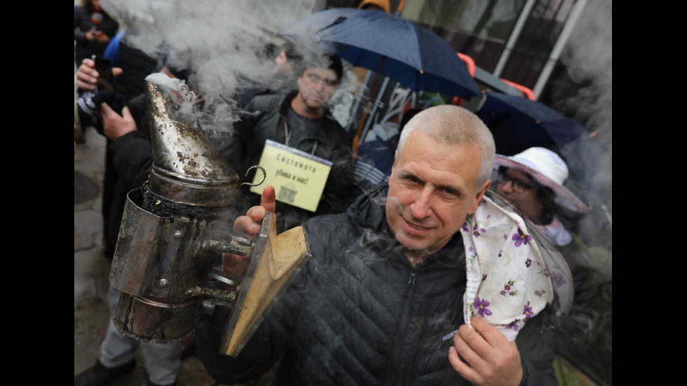 Протест на пчеларите в София