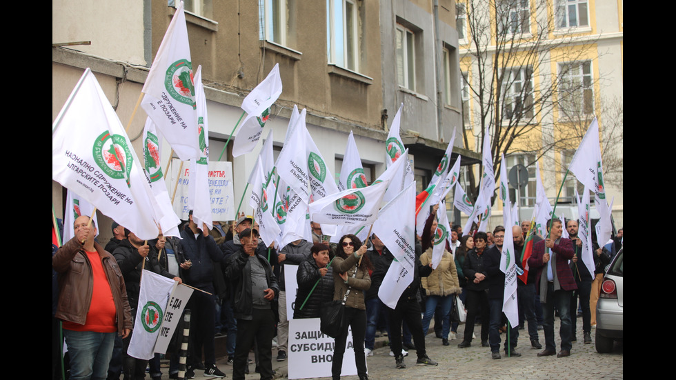 Лозари излязоха на протест