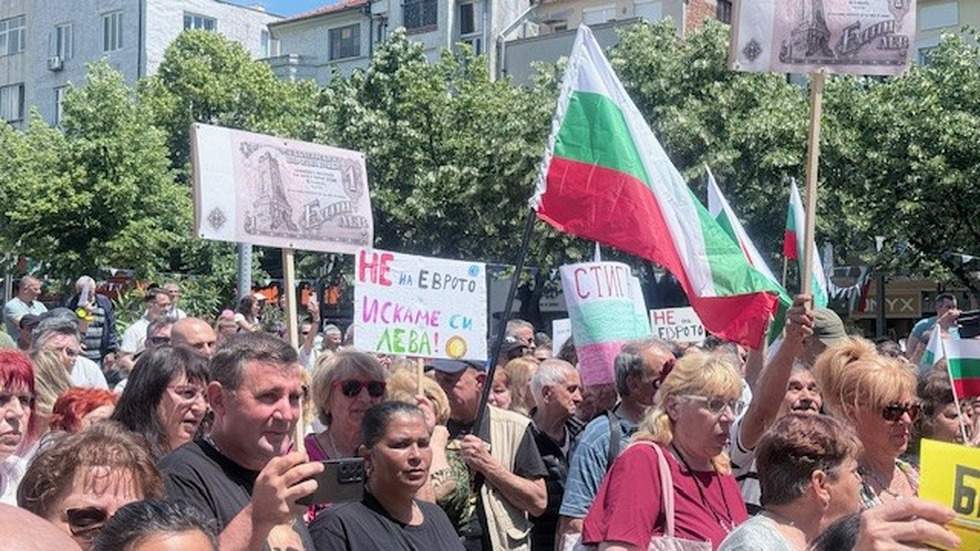 Протести в защита на българския лев в цялата страна