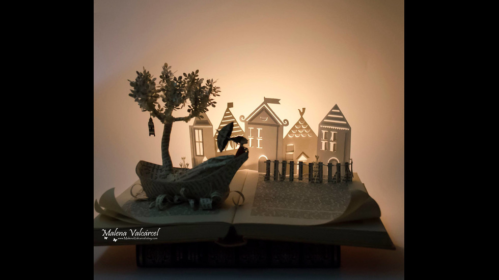 Магически скулптури от хартия