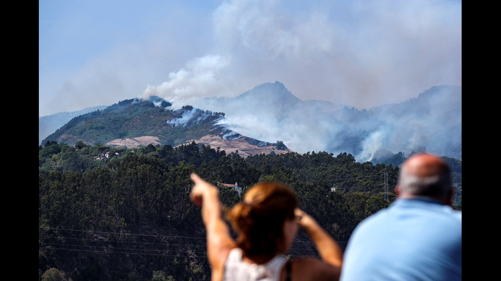 Огромен пожар на остров Гран Канария, хиляди са евакуирани
