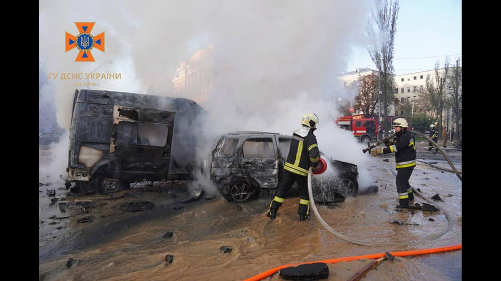 Киев след серията ракетни удари