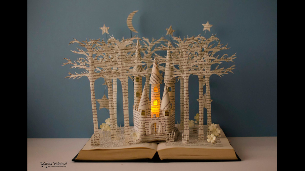 Магически скулптури от хартия