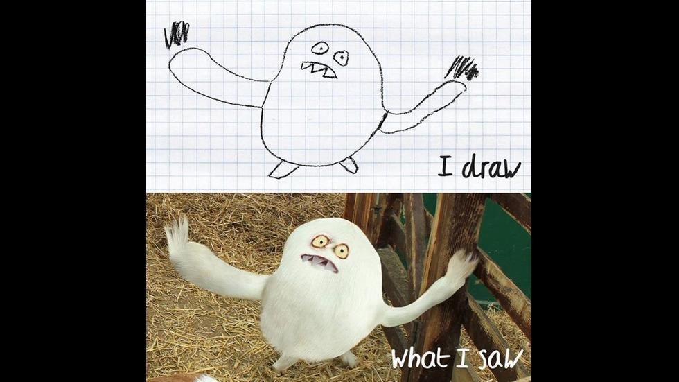 Баща създава уникални колажи с картините на 6-годишния си син