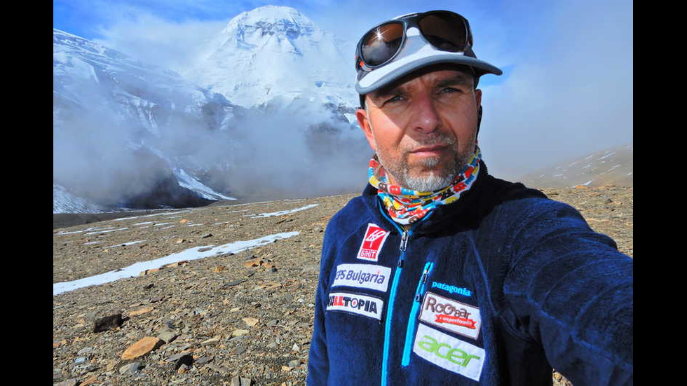 Боян Петров по пътя към връх Даулагири