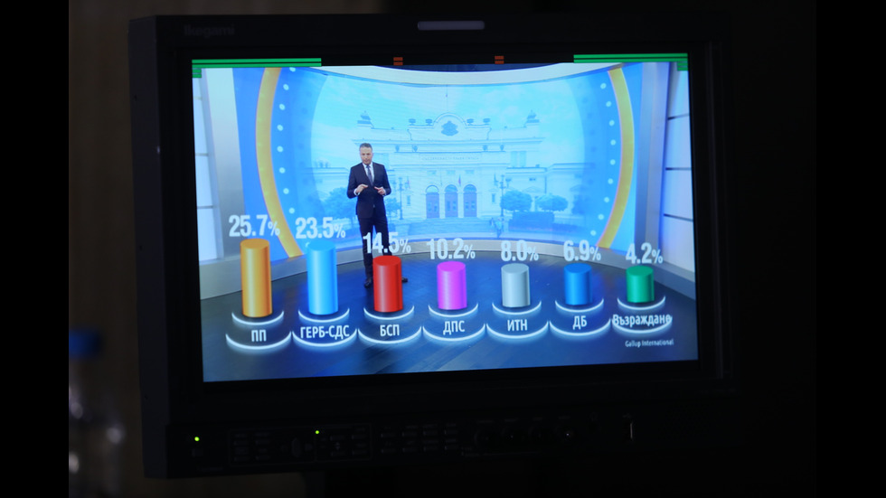 ЗАД КАДЪР: Изборното студио на NOVA