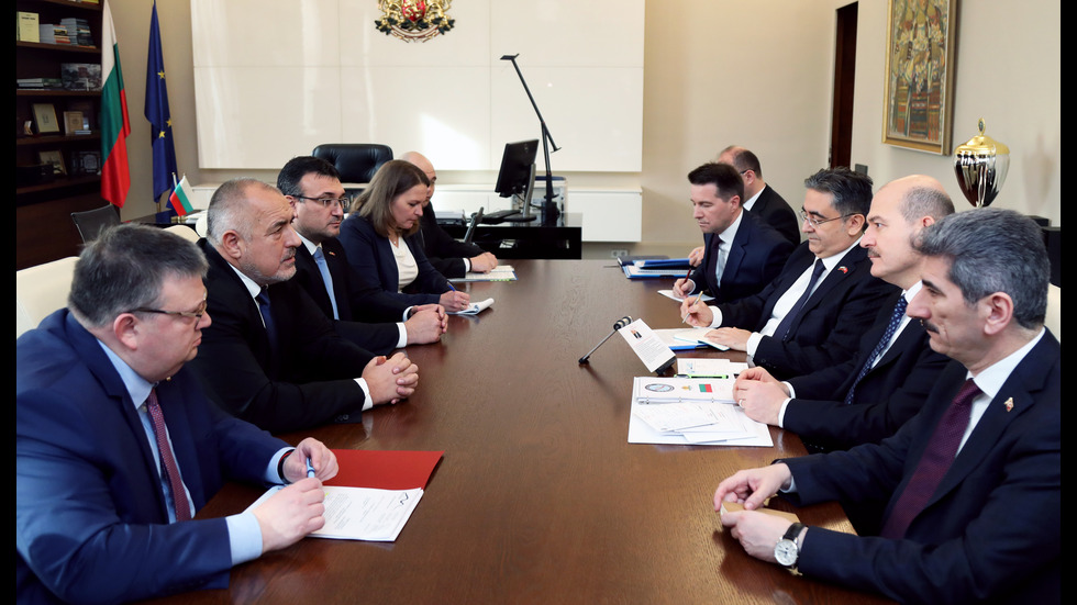 Борисов се срещна с министъра на вътрешните работи на Турция Сюлейман Сойлу