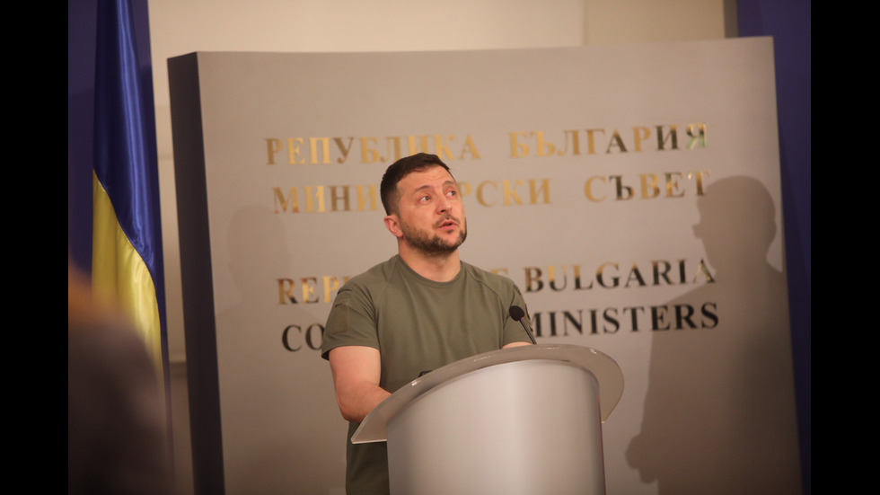 Зеленски на визита в България