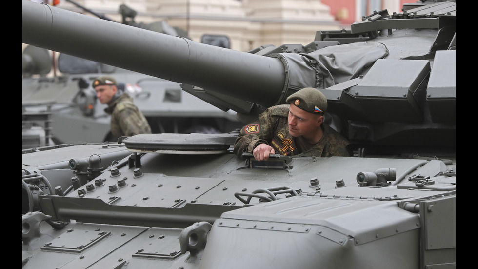 Репетиция за военния парад в Москва