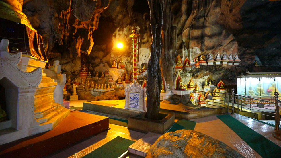 “Без багаж“ в пещерите Пиндая в Мианмар
