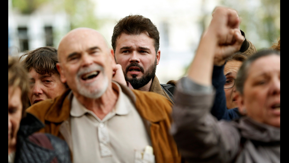 Хиляди каталунци - отново на протест