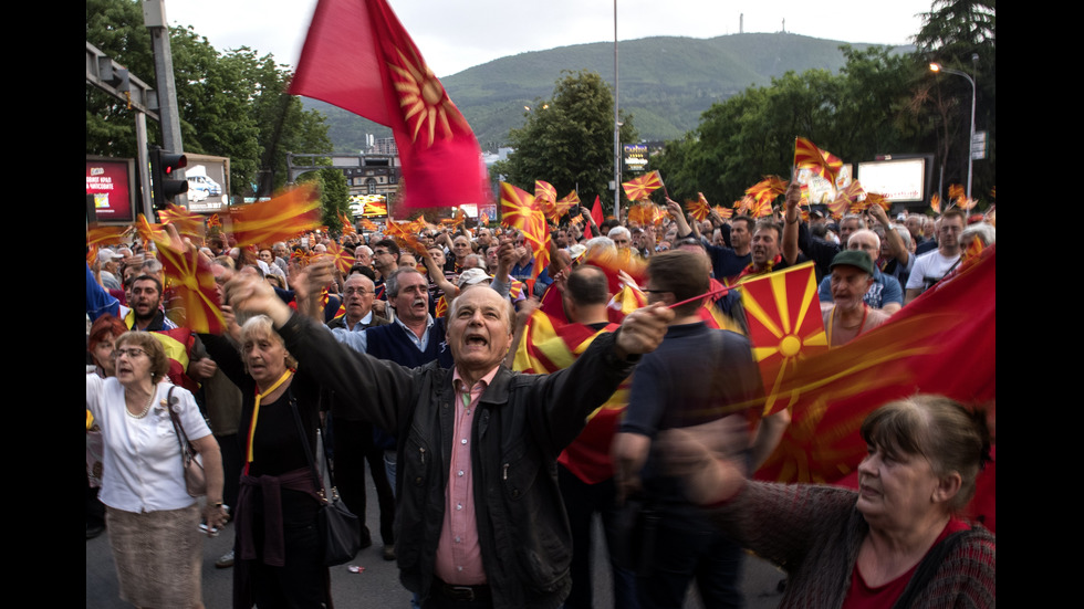 Поредна протестна вечер в Македония