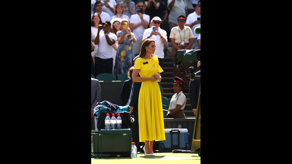 Кейт Мидълтън демонстрира стил и класа на финала на „Уимбълдън” за жени