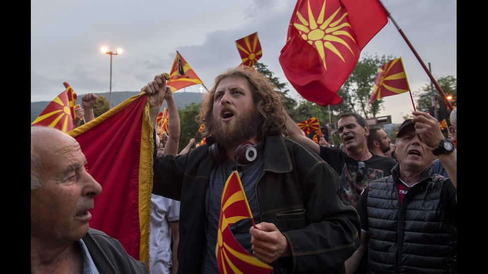 Поредна протестна вечер в Македония