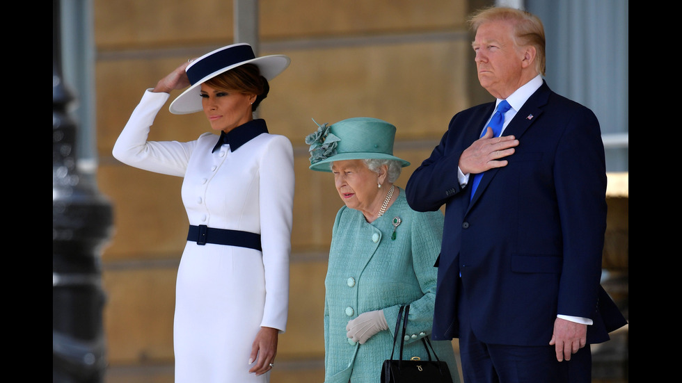 Семейство Тръмп пристигна на официална визита във Великобритания