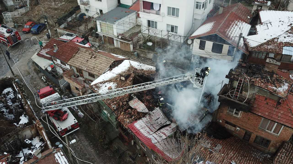 Пожар във "Вароша" във Велико Търново