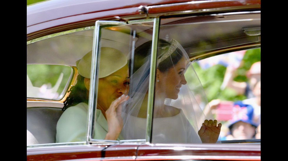 Меган Маркъл пристига в църквата за сватбата