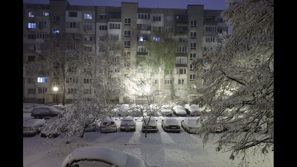 Сняг заваля на много места в страната